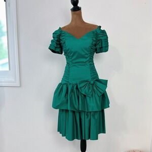 1980 prom dresses for sale Vintage 80s Royal Blue Puff Sleeve Ball Gown XS Formal Dress Prom Extra Small Party Full Skirt Princess Queen Womens Costume Gala Dance